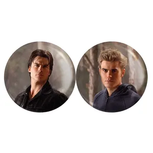 مگنت خندالو مدل استفان و دیمون خاطرات یک خون آشام The Vampire Diaries کد A204 مجموعه 2 عددی