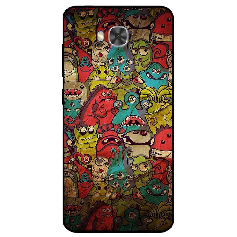 کاور مگافون طرح هیولا مدل 0101 مناسب برای گوشی موبایل ایسوس Zenfone 4 Selfie Pro / ZD552KL