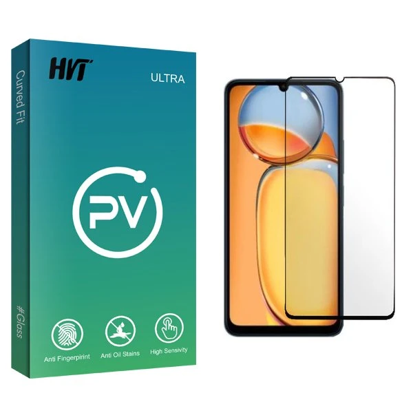 محافظ صفحه نمایش شیشه ای اچ وی تی مدل PV مناسب برای گوشی موبایل شیائومی Redmi 13C