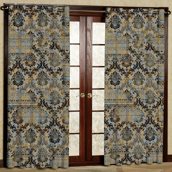 پرده مدل مخمل پانچی کد 1002 سایز 280x140 سانتی متر