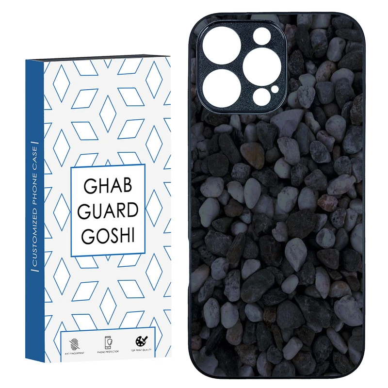 کاور قاب گارد گوشی طرح قلوه سنگ کد TPU-256 مناسب برای گوشی موبایل اپل Iphone 16 Pro Max