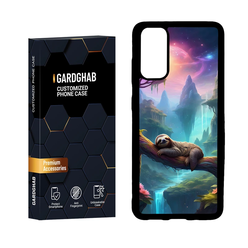 کاور گارد قاب مدل دور ژله ای هنری مناسب برای گوشی موبایل سامسونگ Galaxy S20