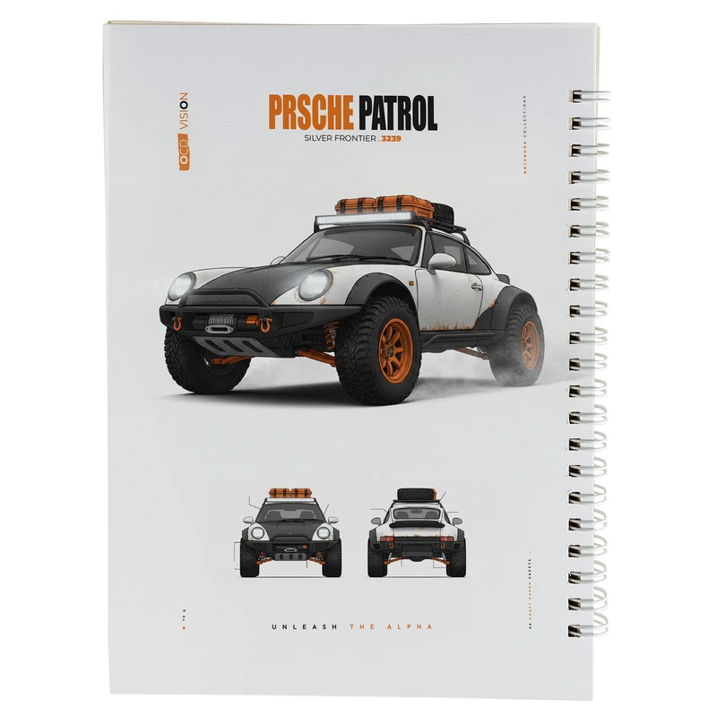 دفتر طراحی 60 برگ مدل ماشین