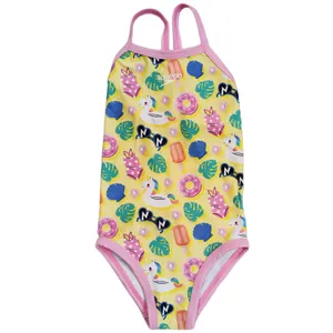 مایو دخترانه مدل اسلیپ بندی تابستانی کد 19