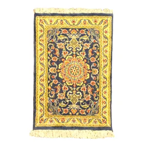 فرش دستباف نیم متری فرش چمن رخ طرح نایین کد 261310