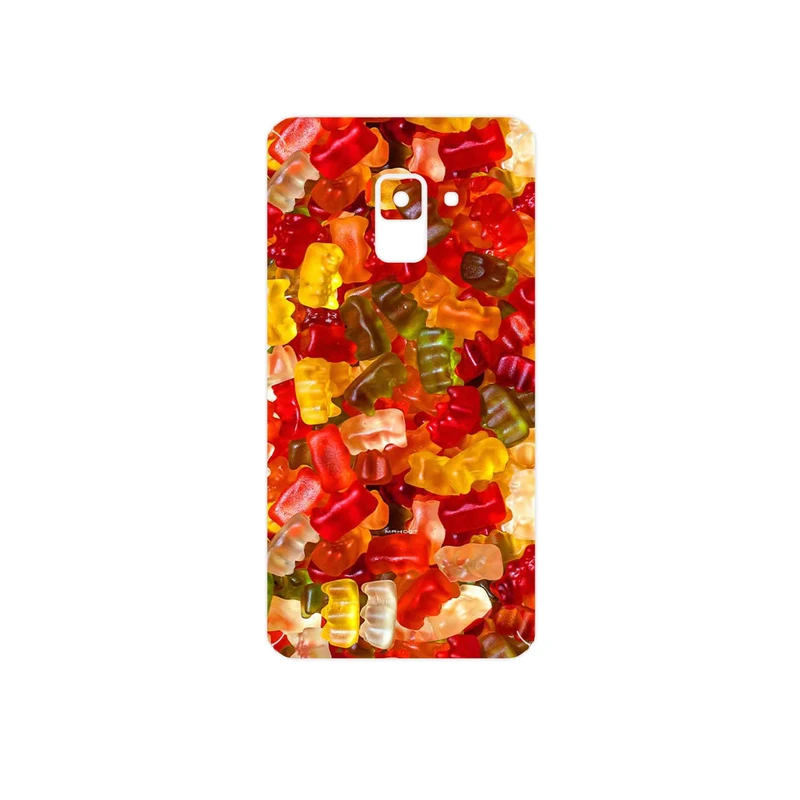 برچسب پوششی ماهوت مدل Gummi candy 1 مناسب برای گوشی موبایل سامسونگ Galaxy A8 2018
