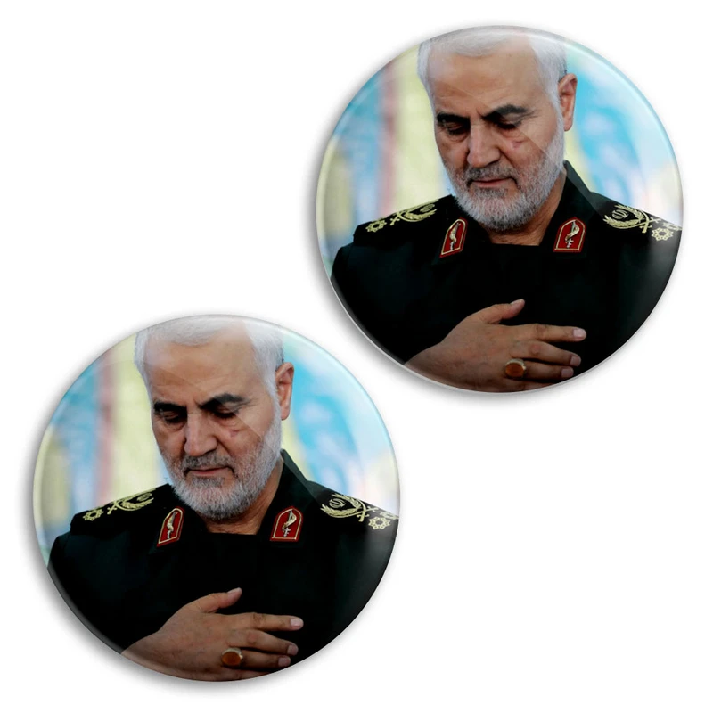 مگنت پرمانه طرح حاج قاسم سلیمانی کد pmag2.26938 مجموعه 2 عددی