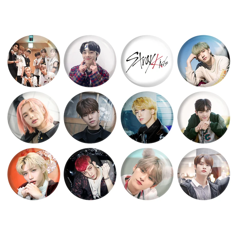 پیکسل خندالو مدل گروه استری کیدز Stray Kids کد 489 مجموعه 12 عددی