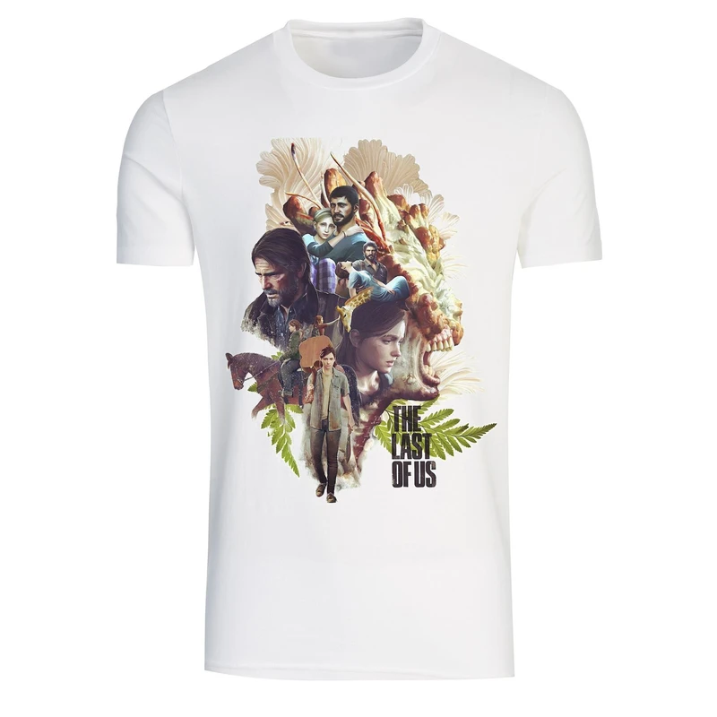 تیشرت آستین کوتاه مردانه طرح last of us کد A463