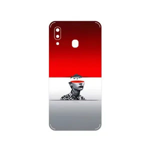 MAHOOT Collage of surreal Portrait of Women 1 Cover Sticker for Samsung Galaxy A20e