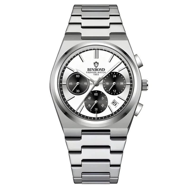 ساعت مچی عقربه‌ای کوارتز مردانه بین باند مدل سه موتور فعال کورنوگراف 1853 کد G_n4