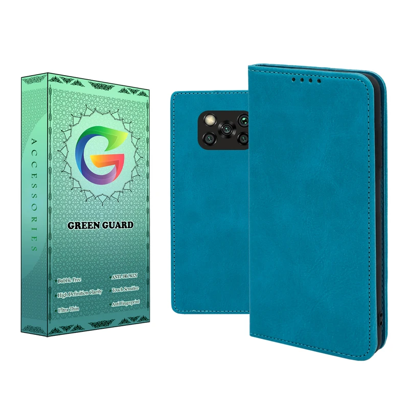 کیف کلاسوری گرین گارد طرح چرمی مدل Bitta مناسب برای گوشی موبایل شیائومی Poco X3 / X3 Pro / X3 NFC