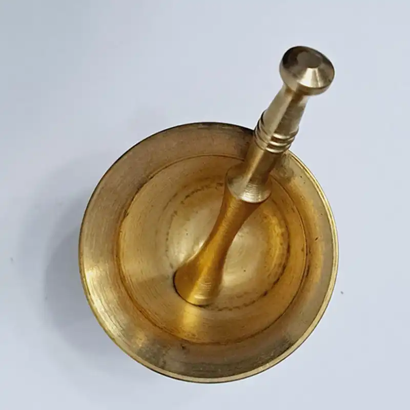 هاون برنجی مدل زعفران کوب