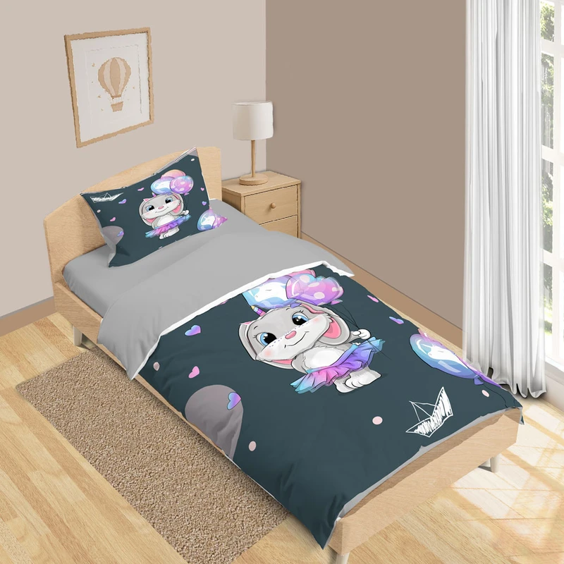 سرویس روتختی 1 نفر 5 تکه نوپه هوم مدل خرگوش T6365