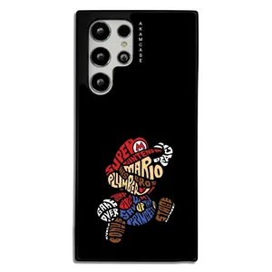 AKAM AMC-WSGS22U-SUPER MARIO1 Cover For Samsung Galaxy S22 Ultra