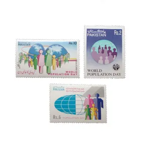 تمبر یادگاری مدل روز جهانی جمعیت کد DS2298 مجموعه 3 عددی