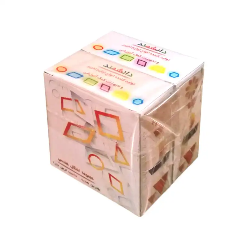 شابلون دانشمند مدل اشکال هندسی کد GS4 بسته 2 عددی