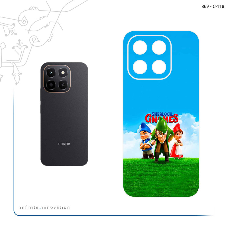 برچسب پوششی ماهوت مدل Sherlock Gnomes مناسب برای گوشی موبایل آنر X6c