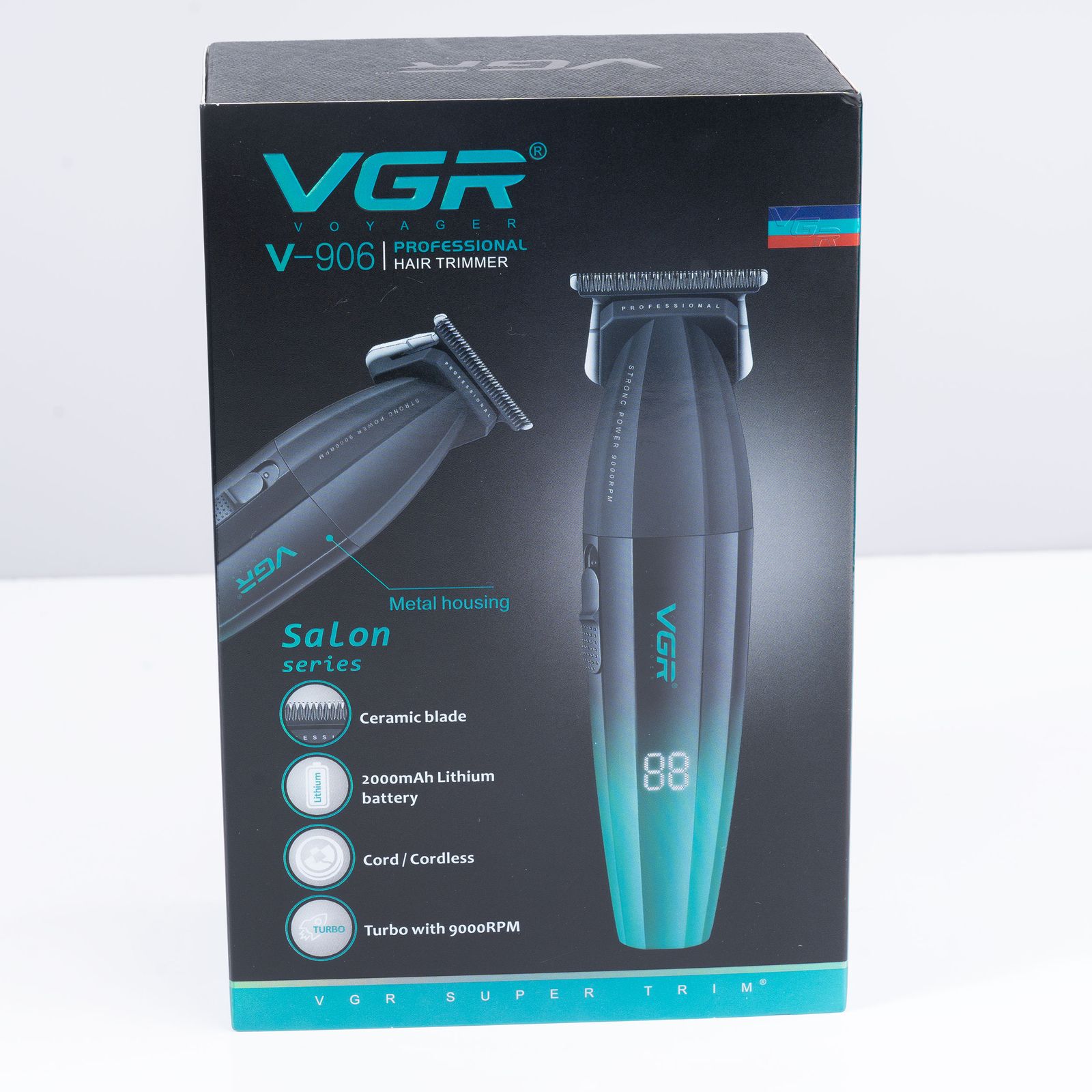 ماشین اصلاح موی سر و صورت وی جی ار مدل V-906 -  - 13