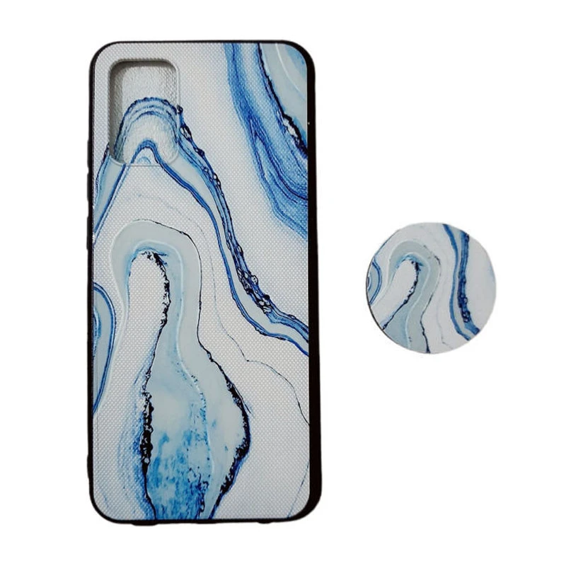کاور طرح فانتزی مدل a02s مناسب برای گوشی موبایل سامسونگ Galaxy A02S / M02S / A03s به همراه پاپ سوکت