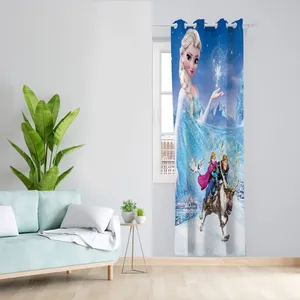 پرده مدل السا و آنا مخمل پانچی کد 1317 سایز 140x280 سانتی متر