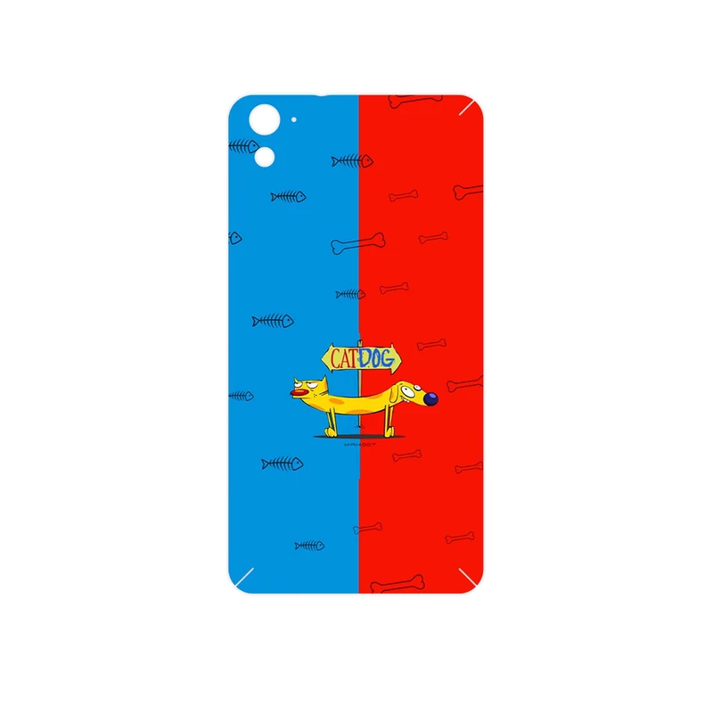 برچسب پوششی ماهوت مدل CatDog مناسب برای گوشی موبایل اچ تی سی One E9s