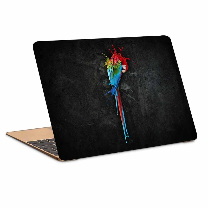 استیکر لپ تاپ طرح Macaw کد p-1177 مناسب برای لپ تاپ 15.6 اینچ