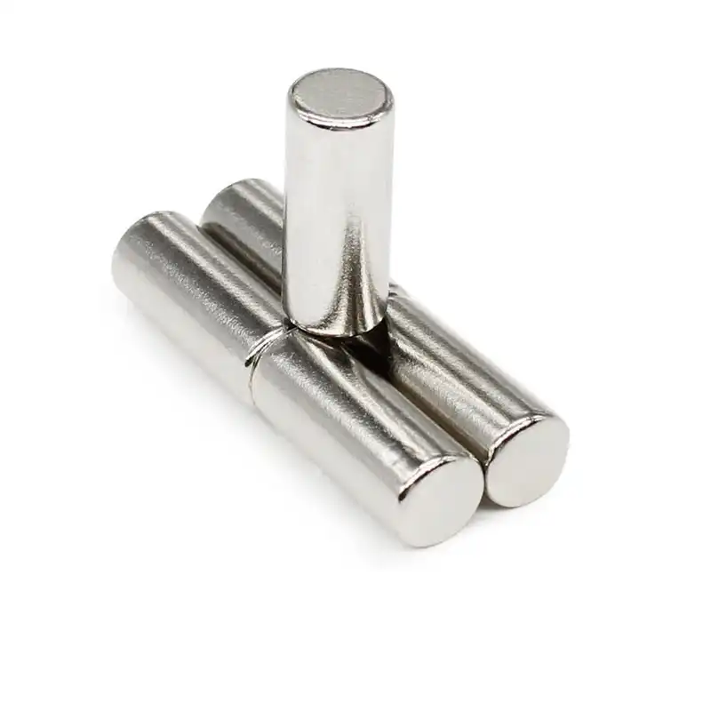آهن ربا مدل نئودیمیوم استوانه C4x10mm بسته 5 عددی