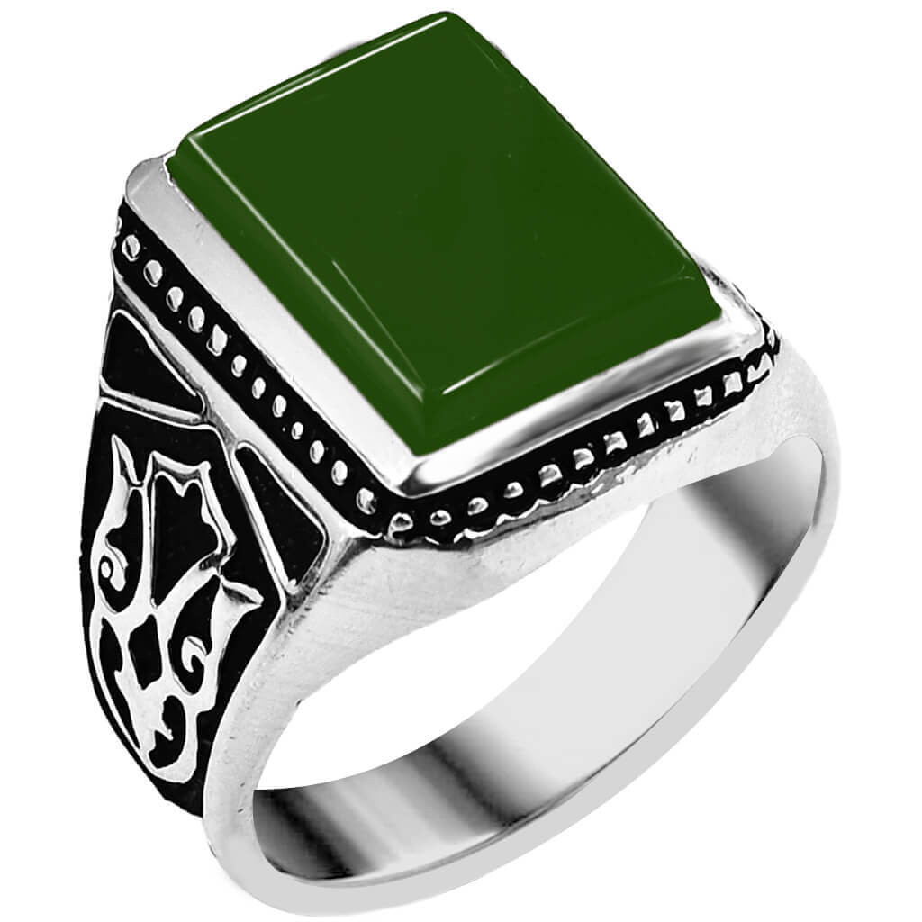 انگشتر نقره مردانه مدل گل پونه انگشتر نقره مردانه مدل گل پونه