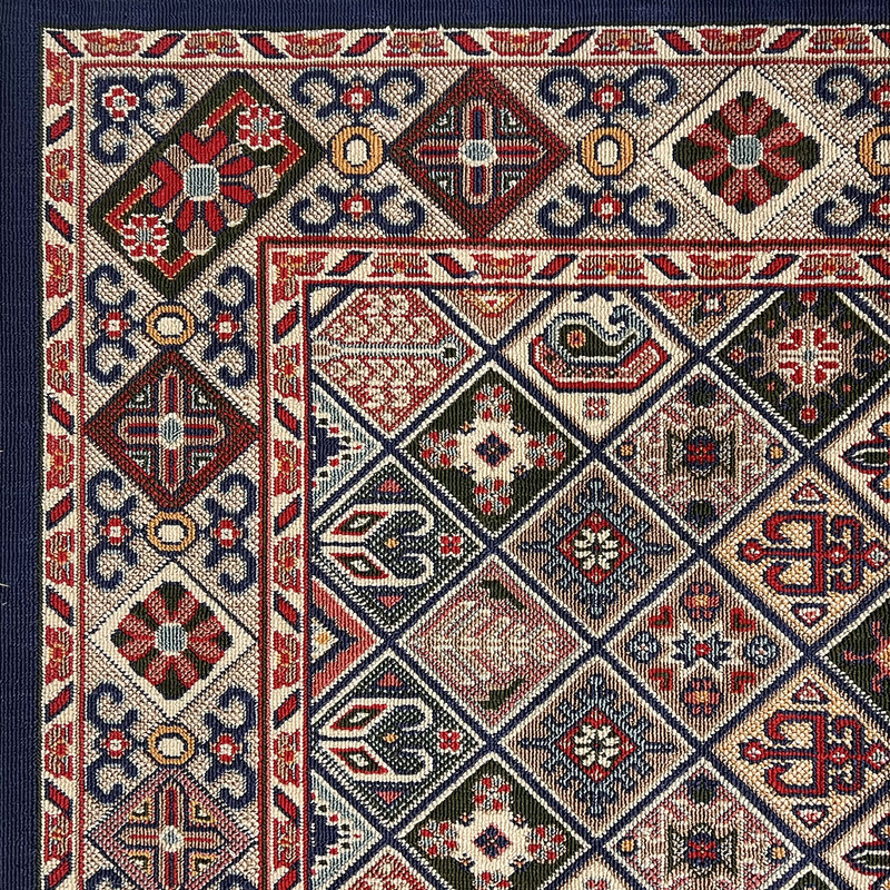 گلیم ماشینی جزیره طرح محراب دستار