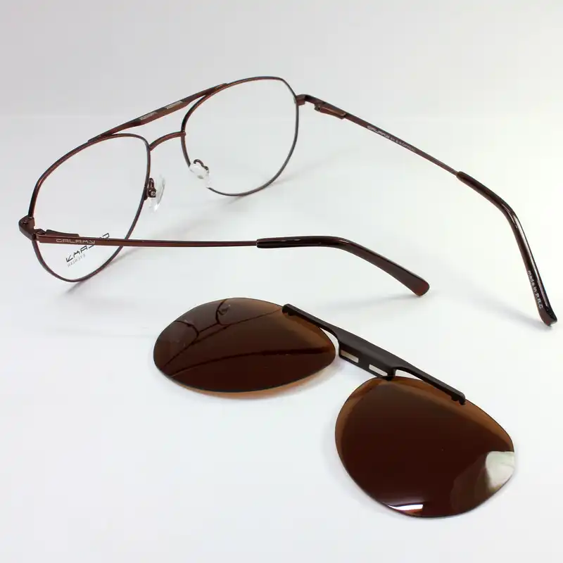 فریم عینک طبی گلکسی مدل 70154 به همراه کاور آفتابی