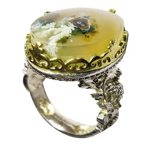 انگشتر نقره مردانه مدل BAHAR 7