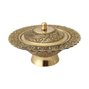 قندان برنزی مدل خورشیدی کد 1556