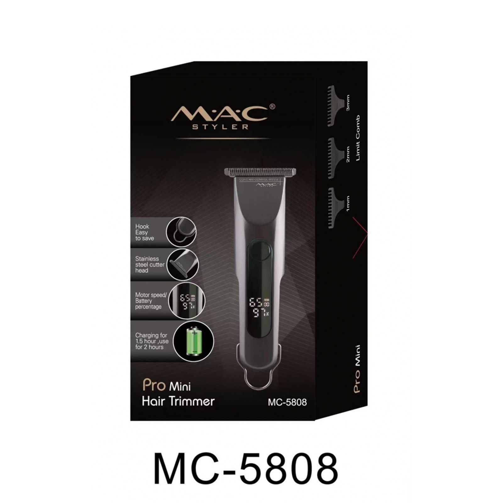 ماشین اصلاح موی سر و صورت مک استایلر مدل MC-5808 -  - 8