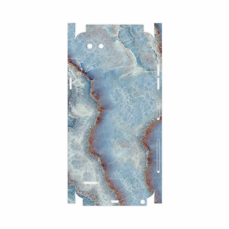 برچسب پوششی ماهوت مدل Blue Ocean Marble-FullSkin مناسب برای گوشی موبایل ال جی Q6