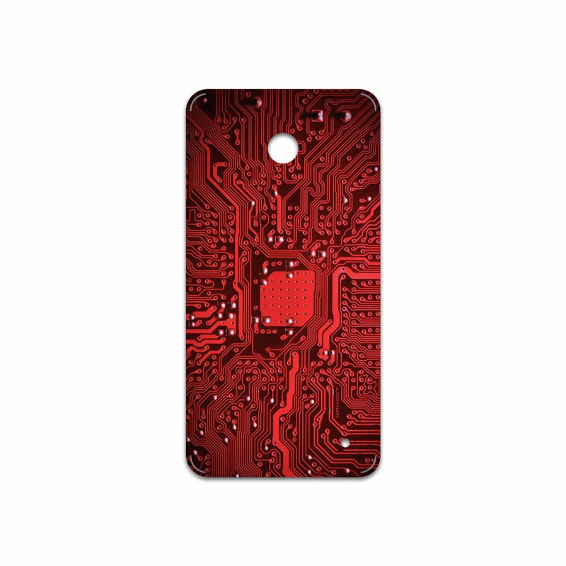 برچسب پوششی ماهوت مدل Red Printed Circuit Board مناسب برای گوشی موبایل نوکیا Lumia 630