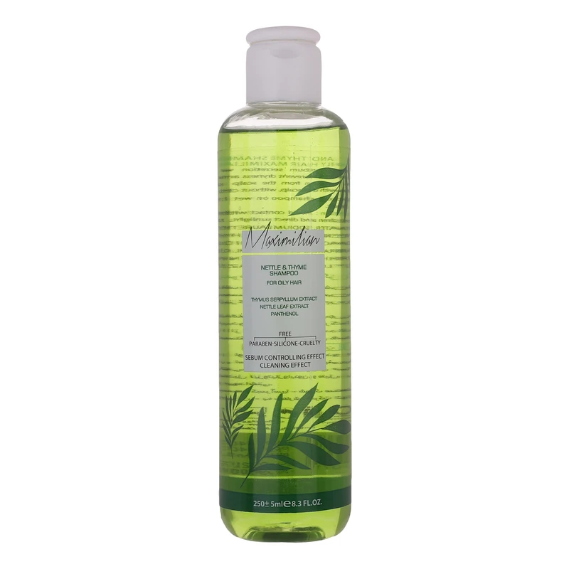 شامپو مو  ماکسیمیلیان مدل گزنه و آویشن حجم 250 میلی لیتر