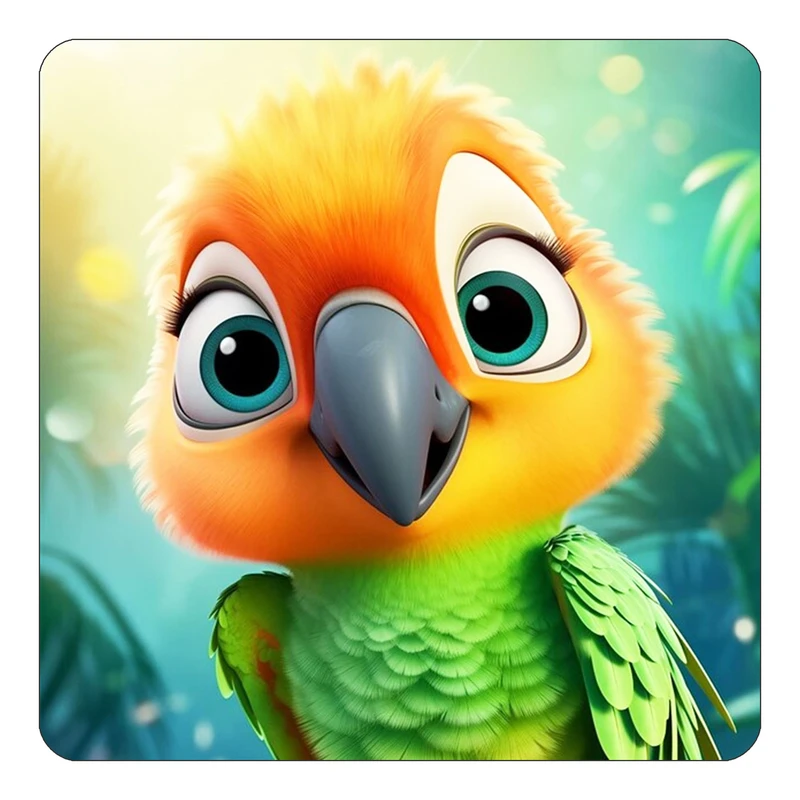 مگنت کاکتی طرح حیوانات رنگی مدل mp26082