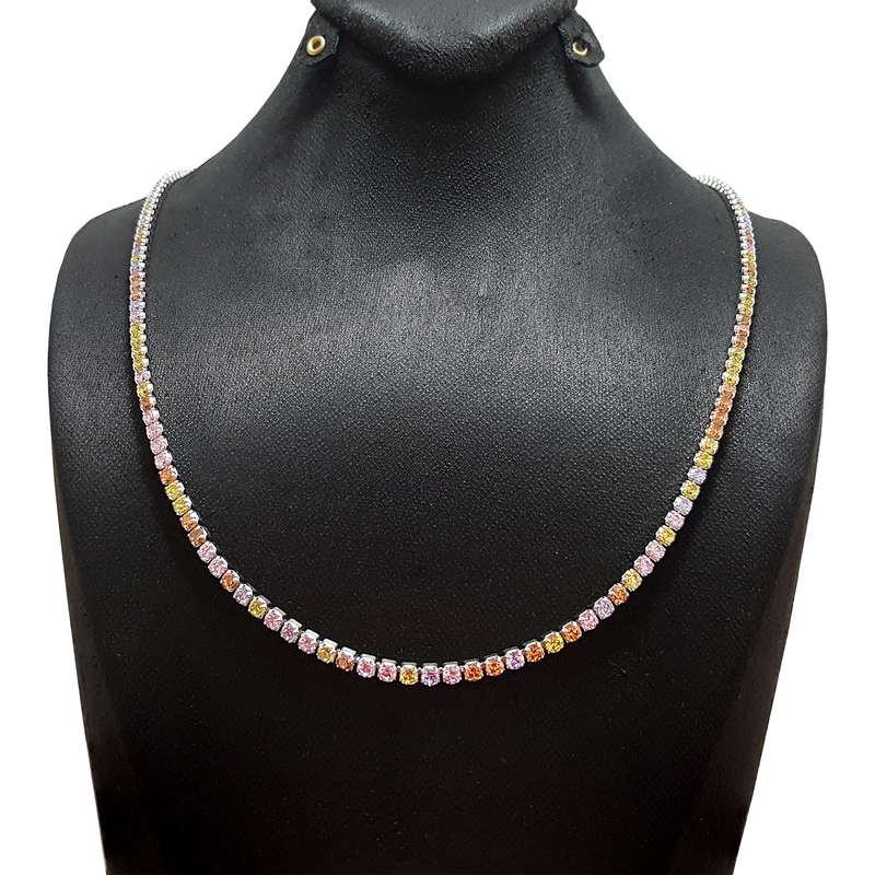 گردنبند زنانه ژوپینگ مدل نگین