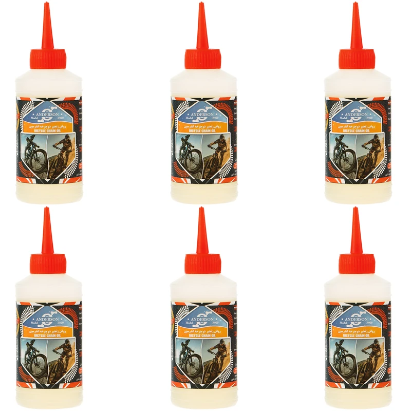 روغن زنجیر دوچرخه اندرسون مدل Z900 حجم 80 میلی لیتر بسته 6 عددی
