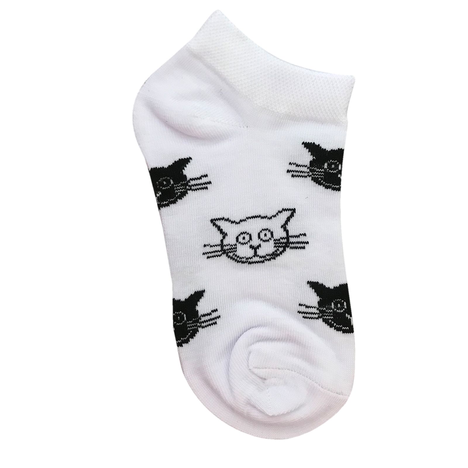 جوراب زنانه تن پوش هنگامه مدل گربه کد WB-001 -  - 1