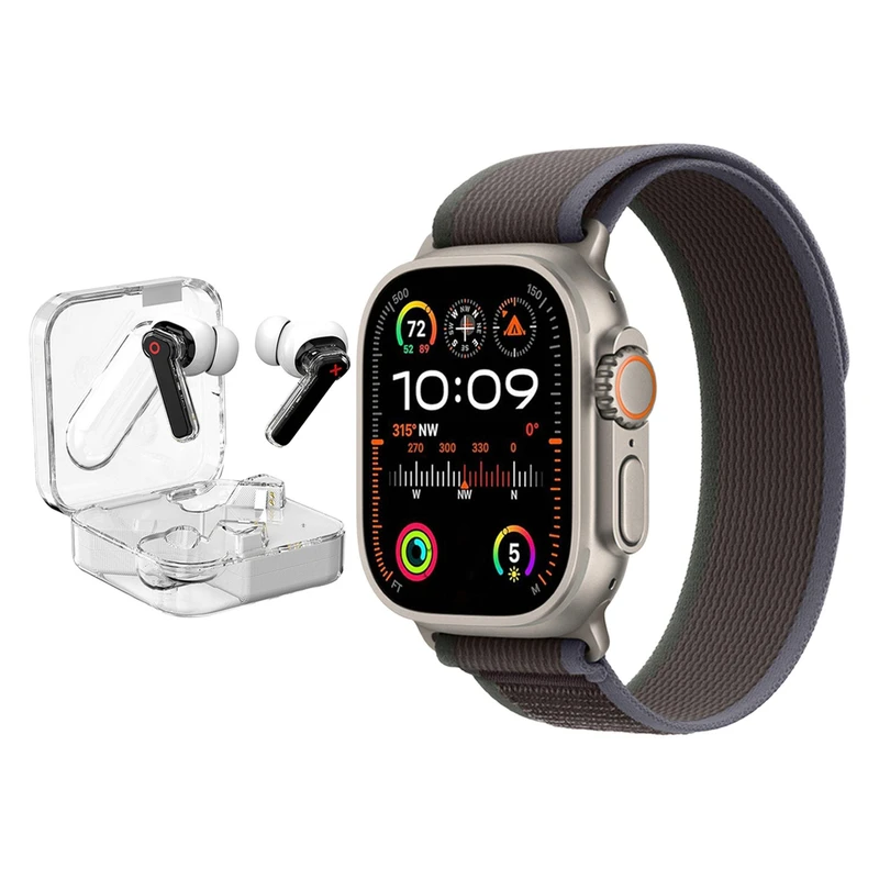 ساعت هوشمند اسمارت تایم مدل RS9 ULTRA 2 به همراه هدفون بلوتوثی