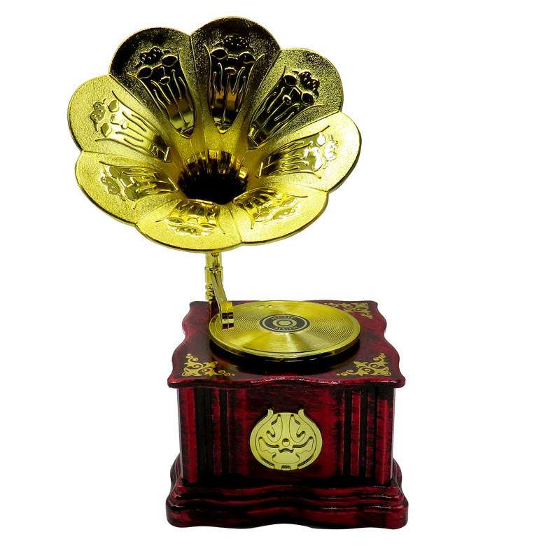 جعبه موزیکال مدل کوکی طرح گرامافون