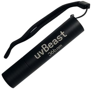 چراغ قوه دستی مدل uv beast 365nm با نور بنفش 