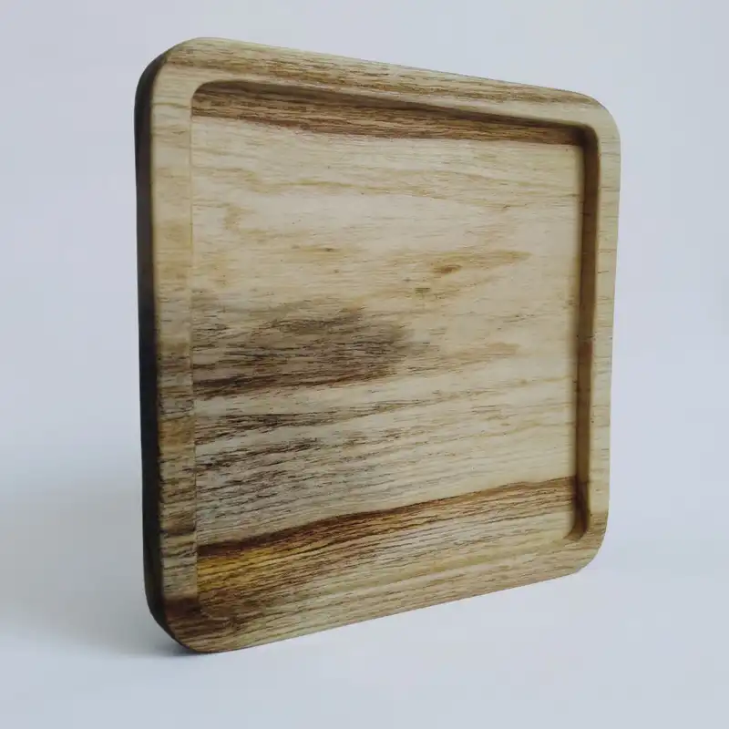 سینی چوبی مدل مربع