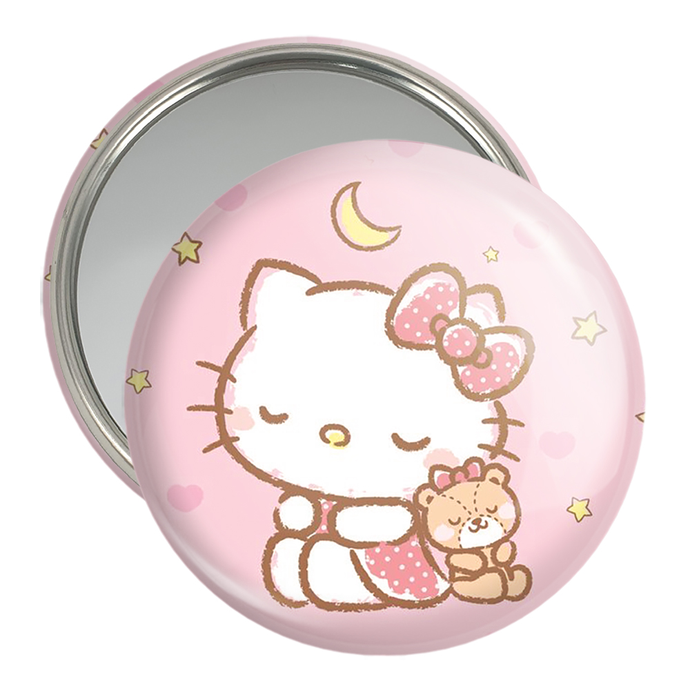 آینه جیبی خندالو مدل هلو کیتی Hello Kitty  کد 2465