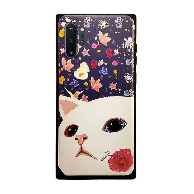 کاور مدل گربه کد 03 مناسب برای گوشی موبایل سامسونگ Galaxy Note 10 Plus