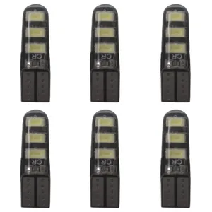 لامپ خودرو مدل SMD پایه T10 مجموعه 6 عددی