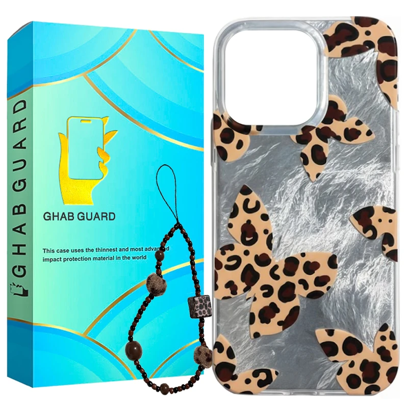 کاور قاب گارد مدل LOBG مناسب برای گوشی موبایل اپل iPhone 13 Pro به همراه بند آویز 
