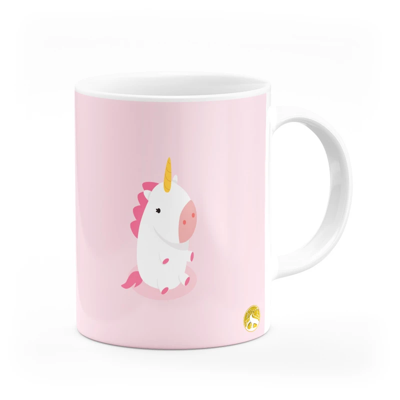 ماگ هومرو طرح یونیکورن اسب تک شاخ مدل MG9587